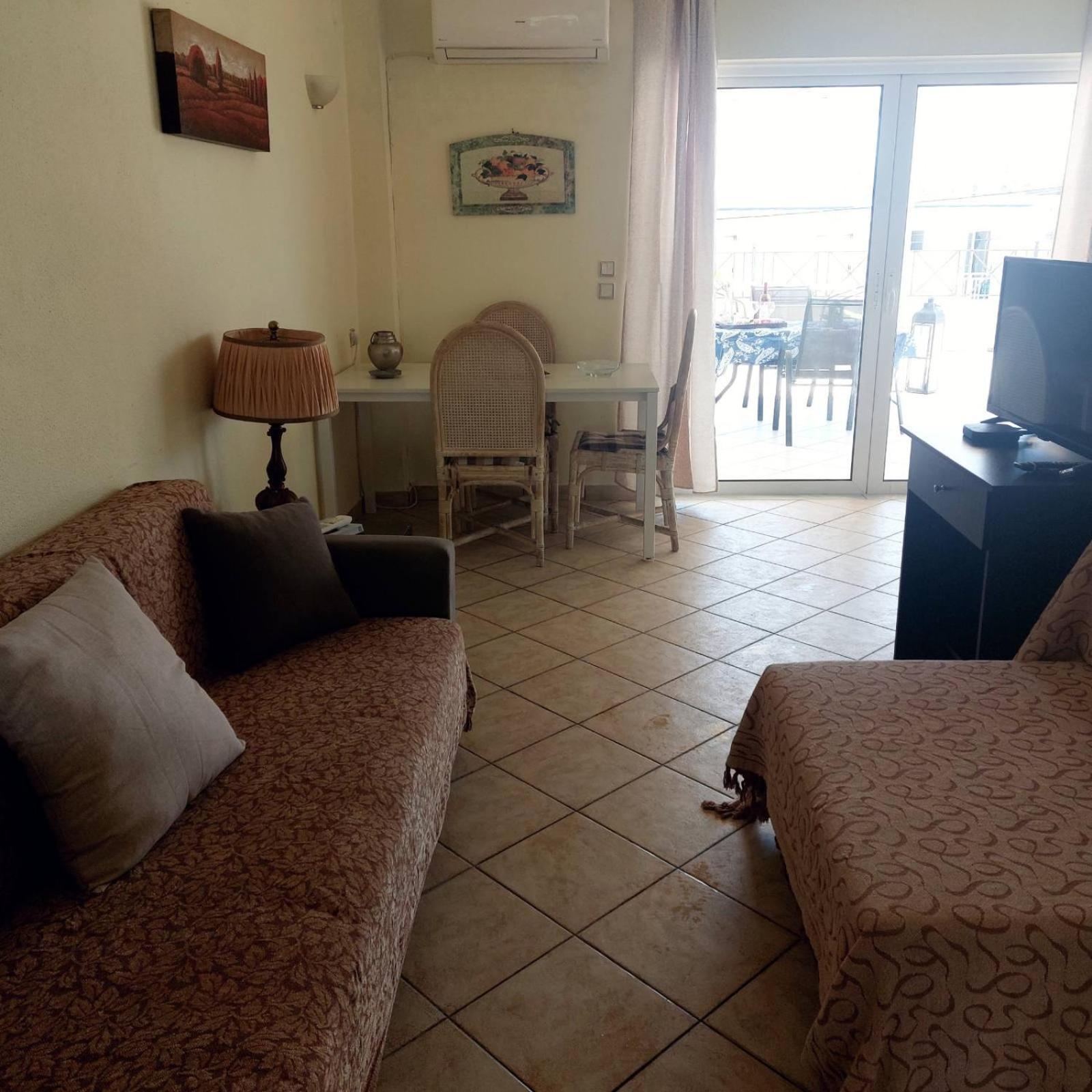 Foivos Seaside Apartments Ájosz Jeórjosz Szoba fotó