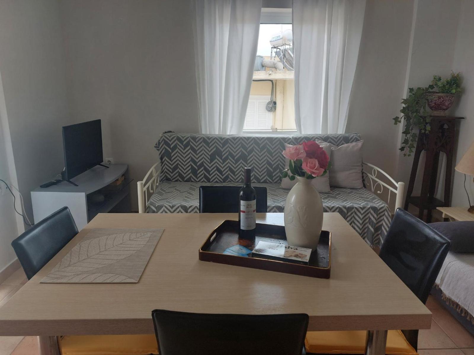 Foivos Seaside Apartments Ájosz Jeórjosz Szoba fotó